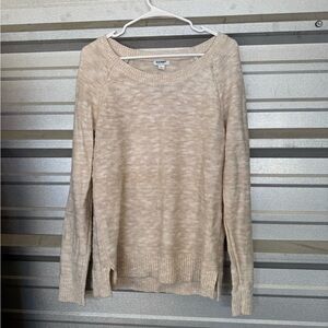 Old Navy Cream Crew Neck Sweater